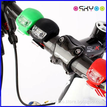 Silicon Mini LED Bicycle Safety Light Warning Lamp